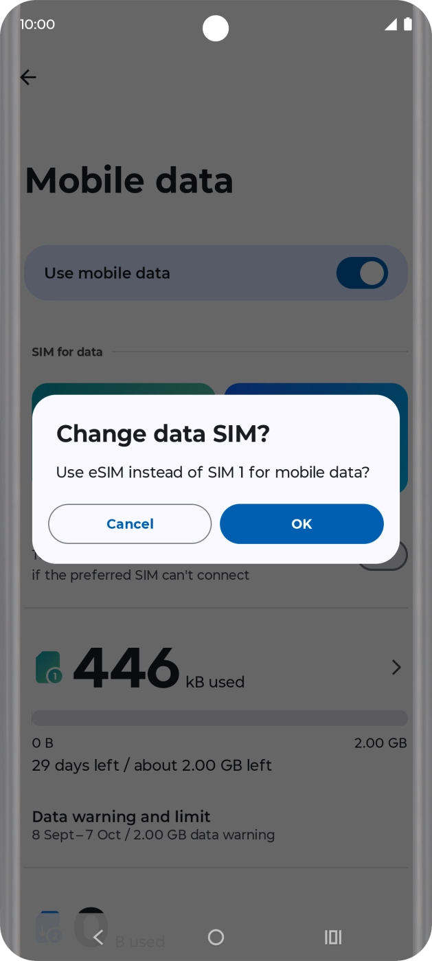 Velg LetiSim for mobildata